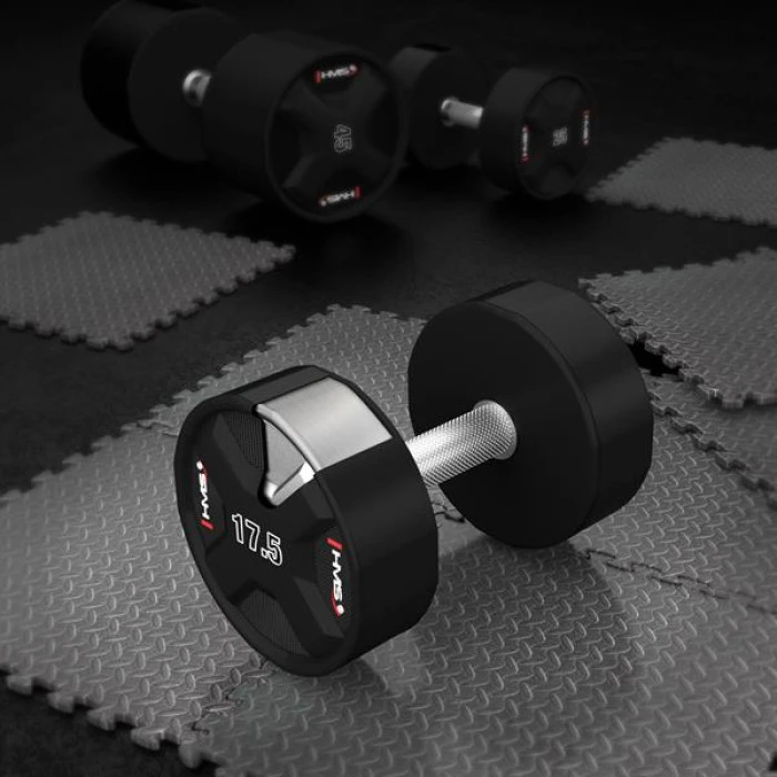 Гантель сталева HMS HPC, 17.5 кг