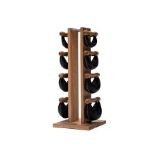 Гантели с подставкой NOHrD SwingBel Tower 2-8 Kg Set Oak Oak Leather