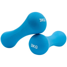 Неопреновые чугунные гантели SPARTAN 2 X 3 кг