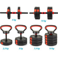 Гантель Eb Fit 1039183 битумный 1 х 10 кг