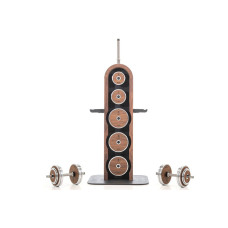Набор для тренировок с стойкой NOHRD WeightPlate Tower Oak