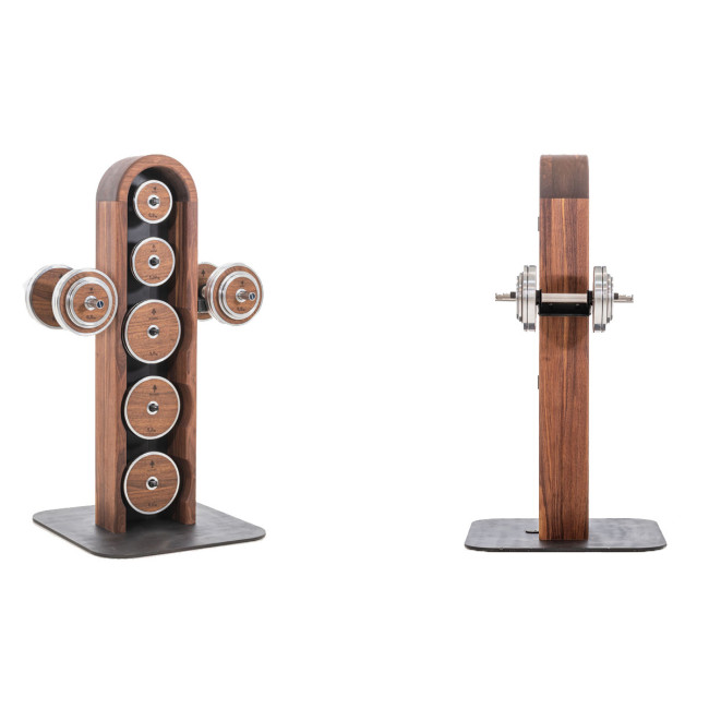 Набір для тренувань зі стійкою NOHRD WeightPlate Tower Oak