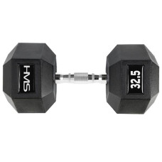 Гантель шестигранна HMS HEX PRO 32,5 кг