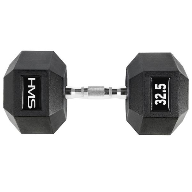 Гантель шестигранна HMS HEX PRO 32,5 кг