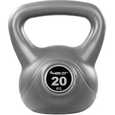 Гиря Movit Kettlebell Dumbbell 20 кг серая