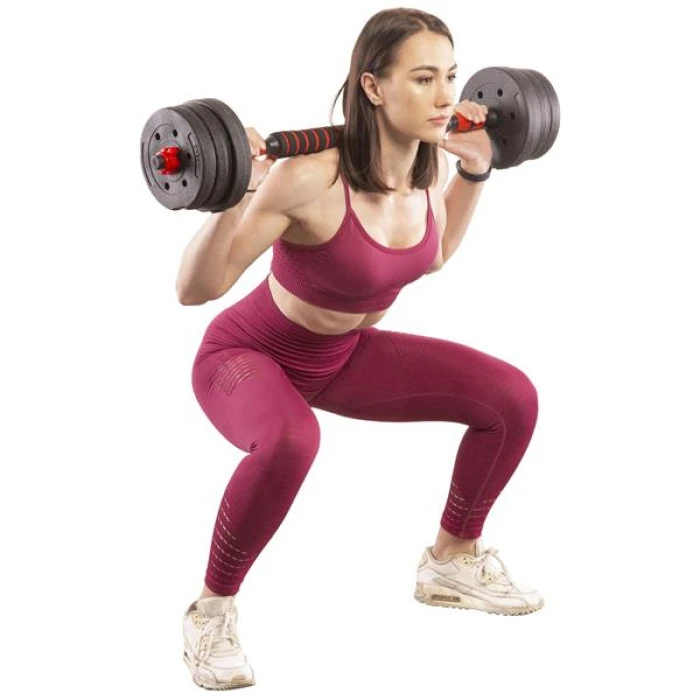 Набор композитных штанг и гантелей 15 кг HMS SGP15.