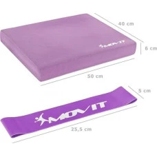 Подушка Movit Balance с резинкой - розовая