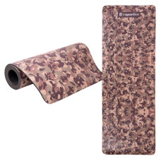 Гимнастический коврик inSPORTline Camu 173x61x0,8 см - оранжевый камуфляж.