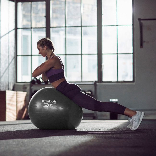 Гимнастический мяч Reebok 55 CM RAB-12015BK темно-серый