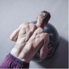 Гимнастический мяч Reebok 55 CM RAB-12015BK темно-серый