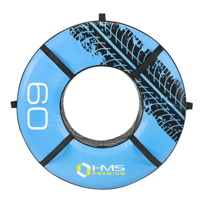 Мягкая шина для кроссфита PYT02 HMS PREMIUM - голубовато-черная/60 кг