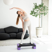 Степ-платформа з балансуванням HMS AS008L чорно-фіолетова