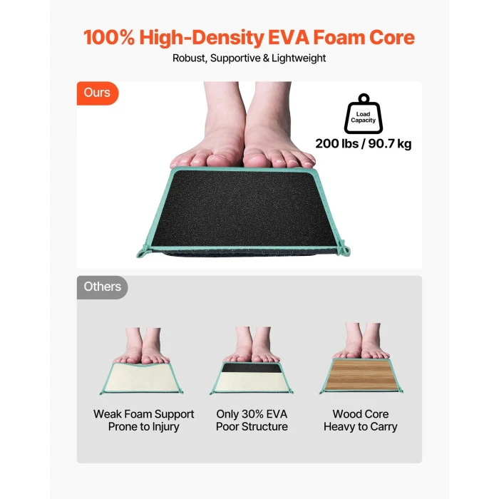 Детская гимнастическая балка VEVOR SWS8EVAPU 2,35 мятно-зеленый.