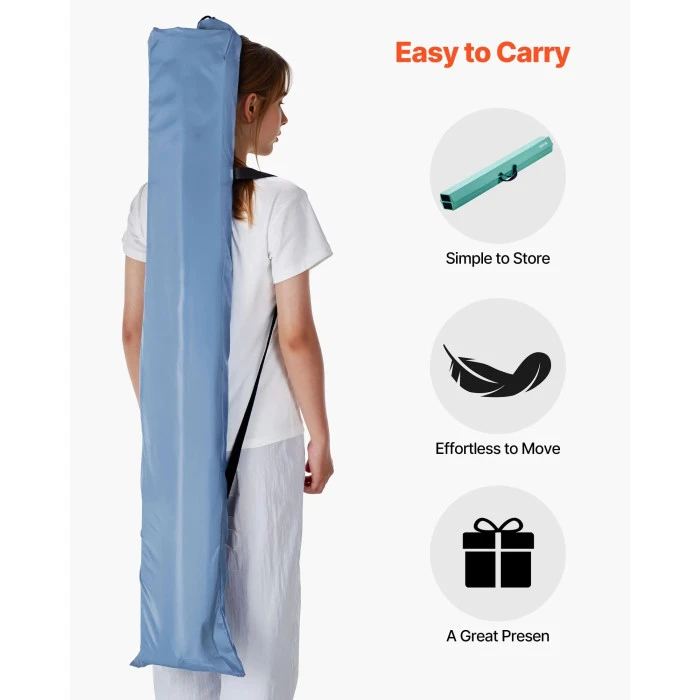 Детская гимнастическая балка VEVOR SWS8EVAPU 2,35 мятно-зеленый.