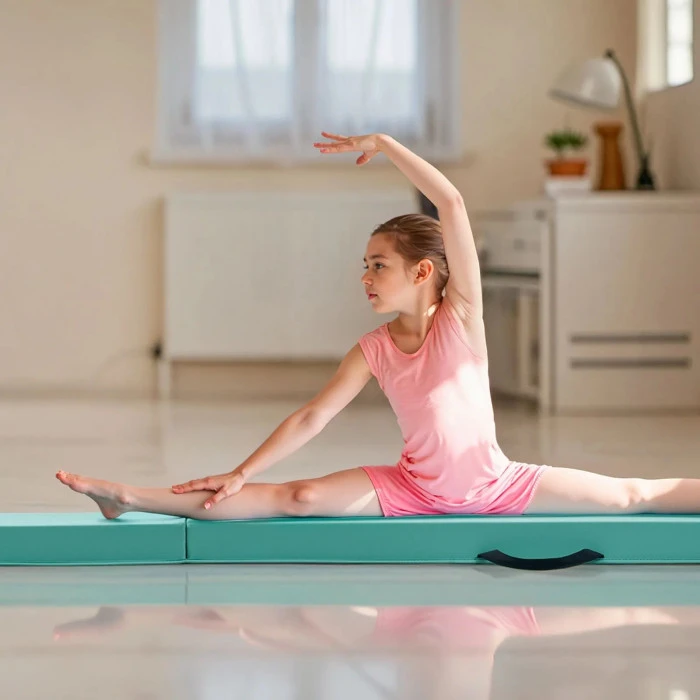 Детская гимнастическая балка VEVOR SWS8EVAPU 2,35 мятно-зеленый.