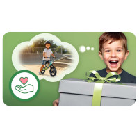 Біговел Ricokids Fun Adventure 12" чорно-зелений