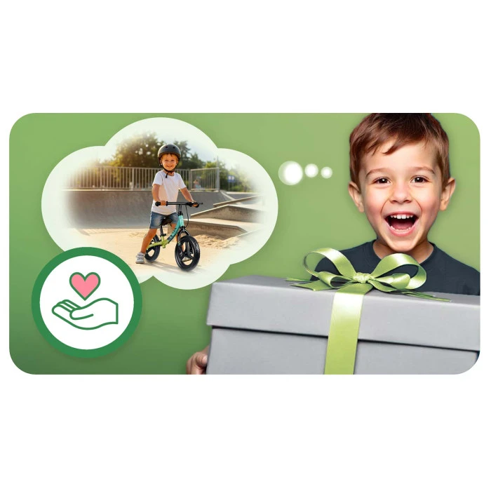 Біговел Ricokids Fun Adventure 12" чорно-зелений