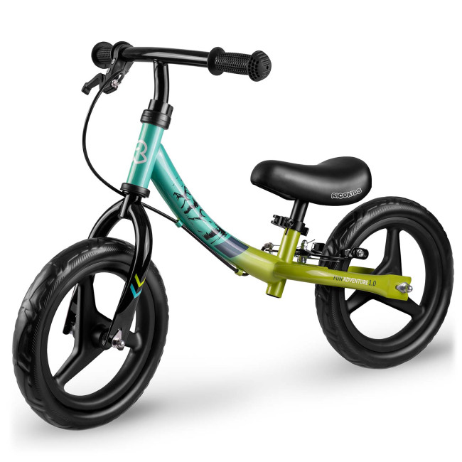 Биговел Ricokids Fun Adventure 12" черно-зеленый