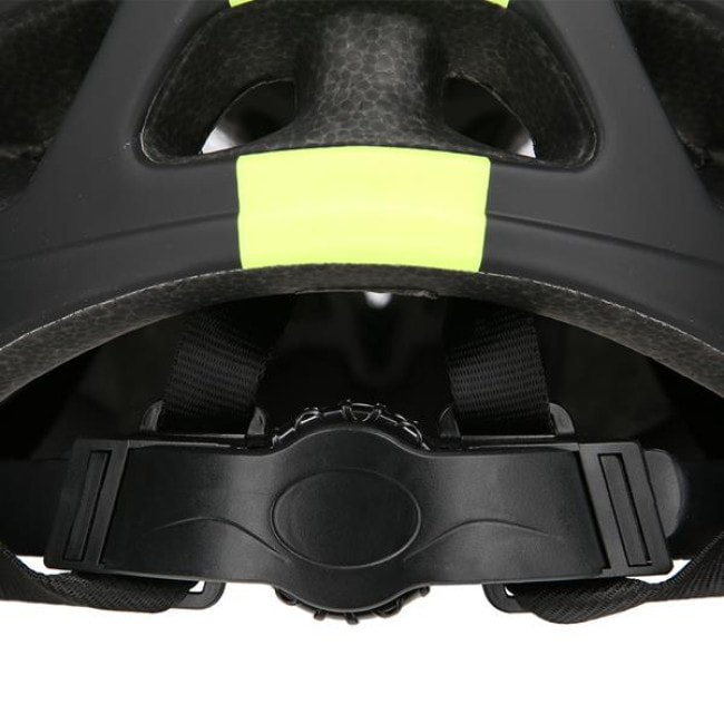 Детский шлем NILS EXTREME MTV35J размер S 48-53 см, черно-желтый