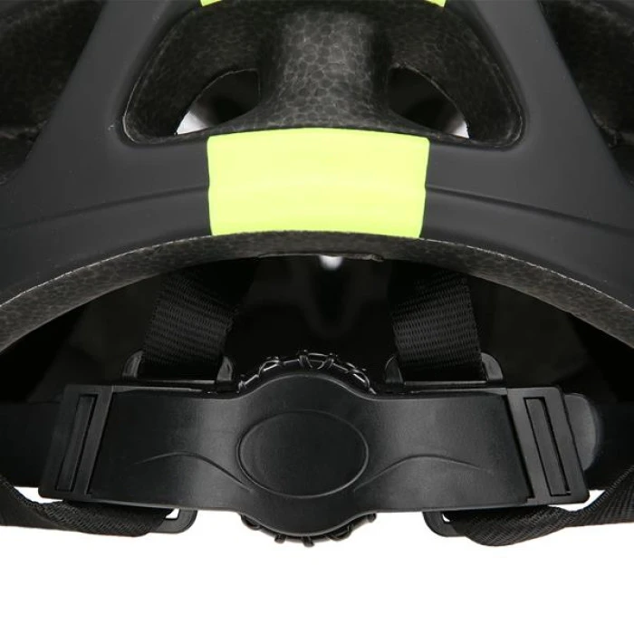 Детский шлем NILS EXTREME MTV35J размер S 48-53 см, черно-желтый