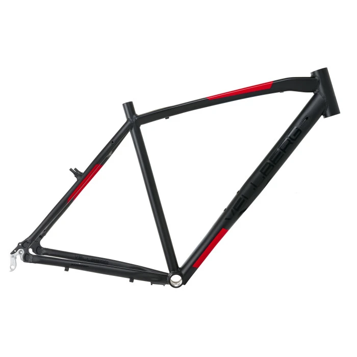 Рама 28 алюминий. Vellberg Explorer V-brake мужской 19' черный/красный матовый