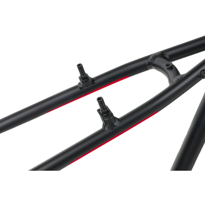 Рама 28 алюминий. Vellberg Explorer V-brake мужской 19' черный/красный матовый