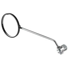 Велосипедное зеркало пластиковое круглое 110 мм.