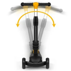 Самокат детский трехколесный Ricokids Loco черно-оранжевый