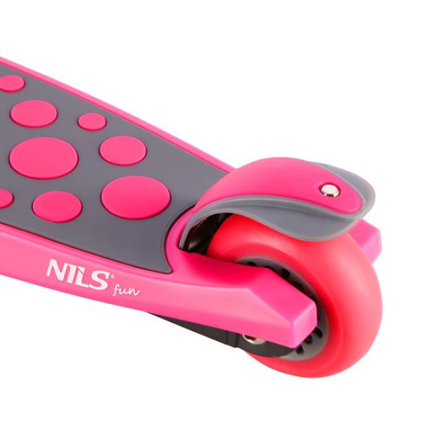 Самокат NILS FUN HLB02 (розовый)
