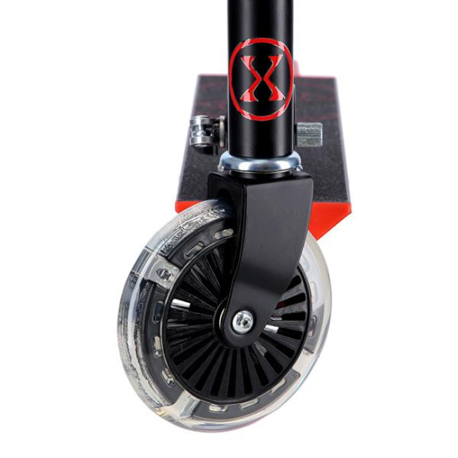 Самокат складний Nils Extreme HD120L, чорно-червоний