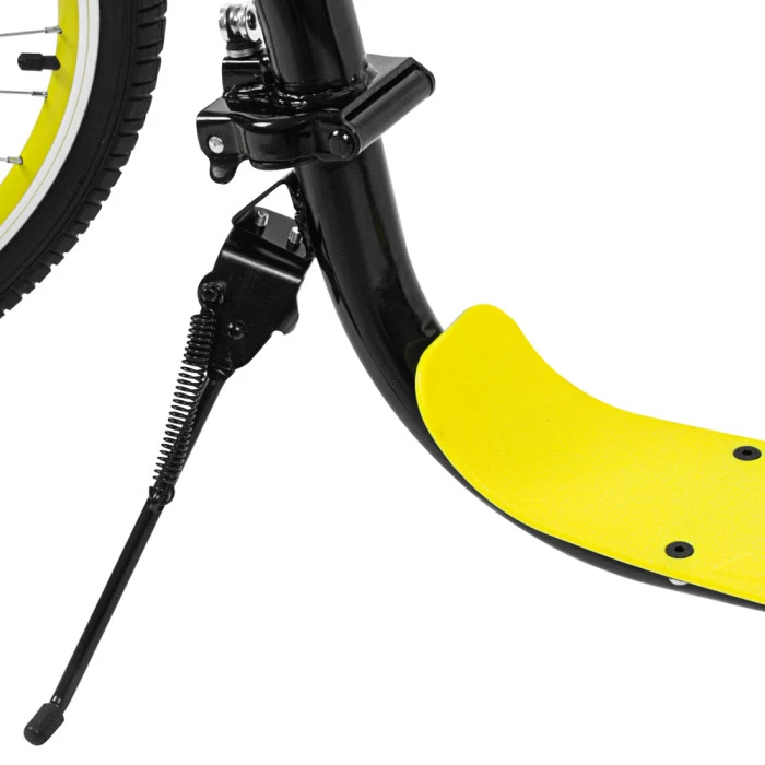 Самокат складний - великі колеса inSPORTline Runelk II 20/16' - жовтий