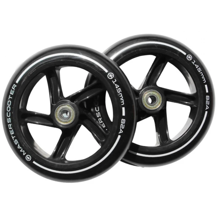 Колеса для самокатов 145 мм MASTER с подшипниками ABEC7 – 2 шт.