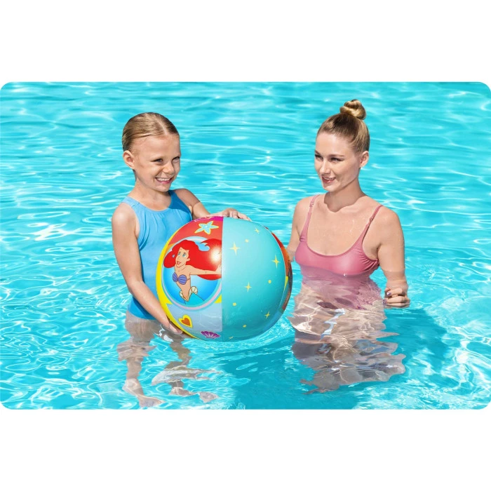 Мяч надувной пляжный Bestway 91042 Принцессы Дисней, 51 см