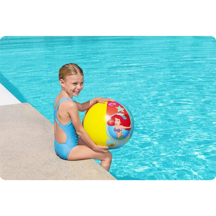 Мяч надувной пляжный Bestway 91042 Принцессы Дисней, 51 см