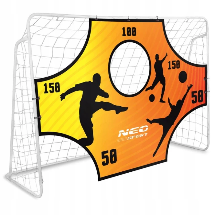 Мишень для футбольных ворот Neo-Sport NS-1477 180 х 120 см, оранжевая