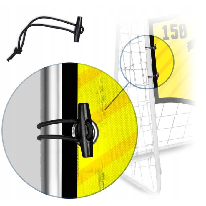 Мишень для футбольных ворот Neo-Sport NS-1477 180 х 120 см, оранжевая