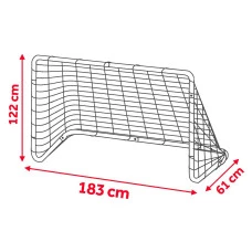 Большие ворота футбольные, 183 x 122 x 61 cm