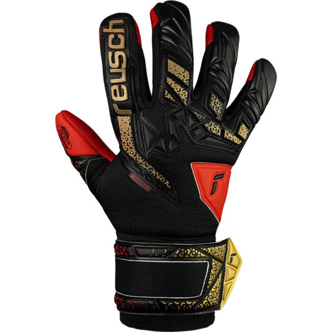 Перчатки вратарские Reusch Attrakt Freegel Silver Junior 5572235 7075 г.6,5, красно-черные