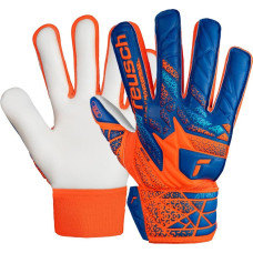 Перчатки вратарские Reusch Attrakt Starter Solid Finger Support Junior 5472511 2290 г.7,5, оранжево-синие