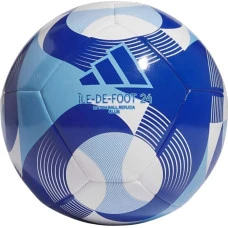 М'яч футбольний Adidas Olympic 24 Club IW6328 розмір 5, синій