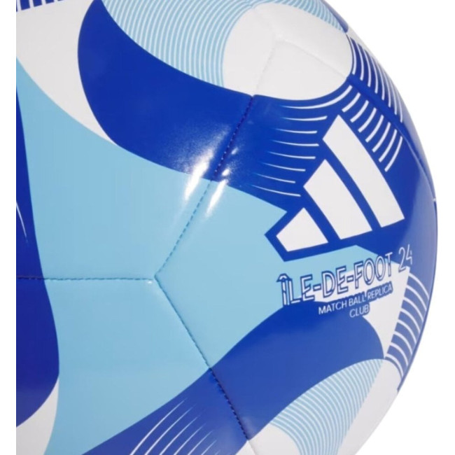 Мяч футбольный Adidas Olympic 24 Club IW6328 размер 5, синий
