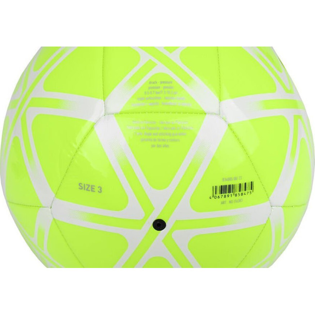 Футбольный мяч Adidas Starlancer Club IT6383 размер 3, желто-белый
