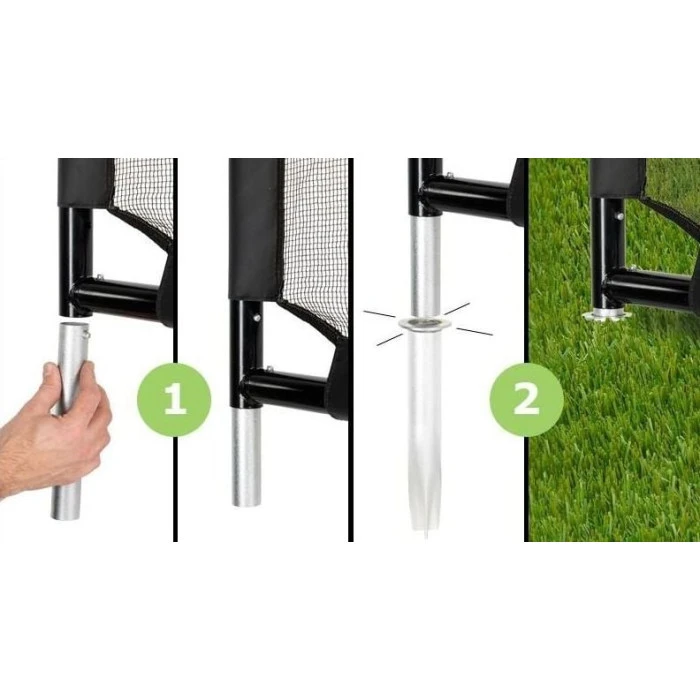 Ворота футбольные выходные Coppa 220х170см (101 0003)