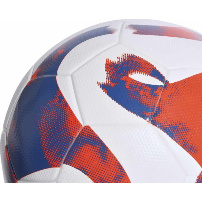 М'яч футбольний Adidas Tiro League TSBE HT2422 розмір 5, біло-синій