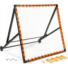 Сетка тренировочная для футбола Yakimasport Rebounder PRO 120 х 120 см, оранжево-черный