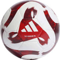 Мяч футбольный Adidas Tiro League HZ1294 размер 5, бело-красный