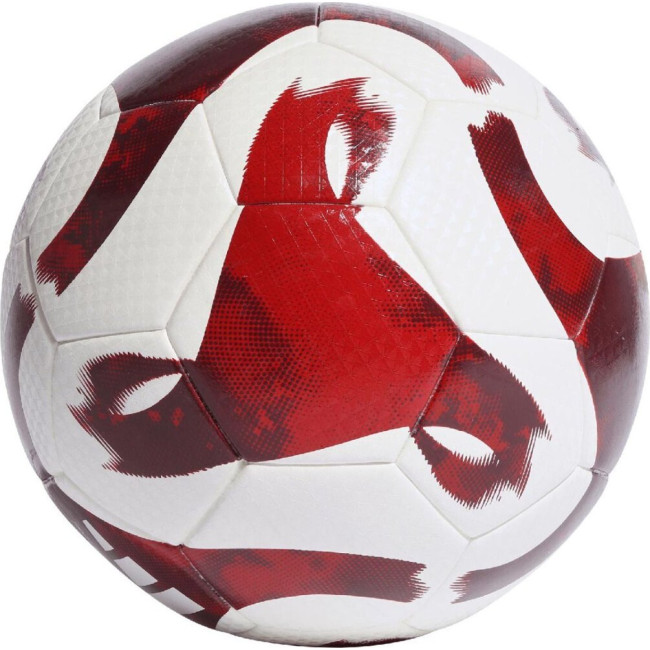 Мяч футбольный Adidas Tiro League HZ1294 размер 5, бело-красный
