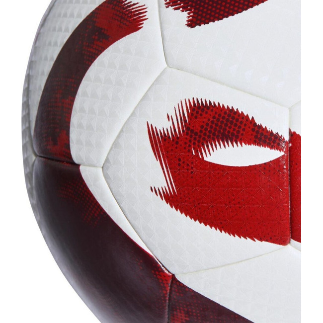 Мяч футбольный Adidas Tiro League HZ1294 размер 5, бело-красный