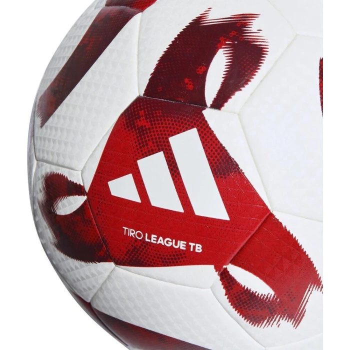 Мяч футбольный Adidas Tiro League HZ1294 размер 5, бело-красный