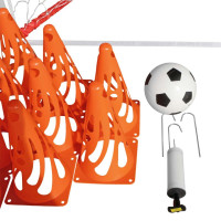 Ворота MASTER SPORT 122×61×61 см с аксессуарами для тренировок